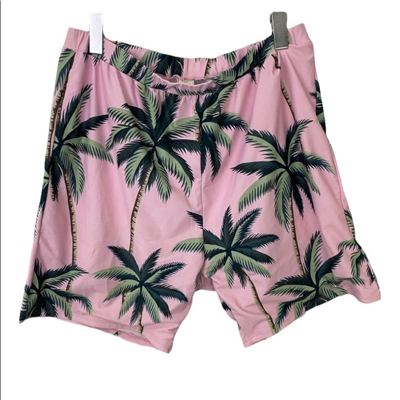 Palm tree cozy soft shorts Men size 2XL - Picture 1 of 8